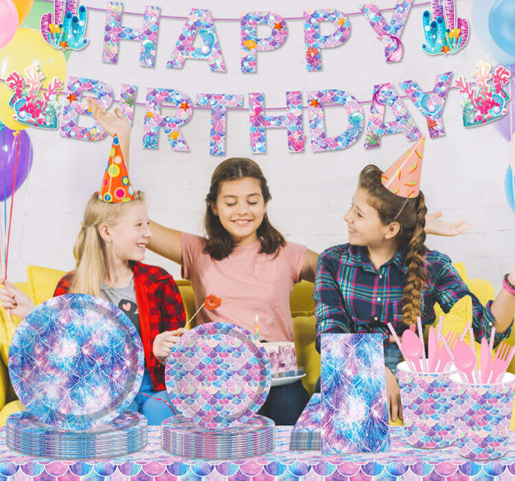 paper party supplies kit