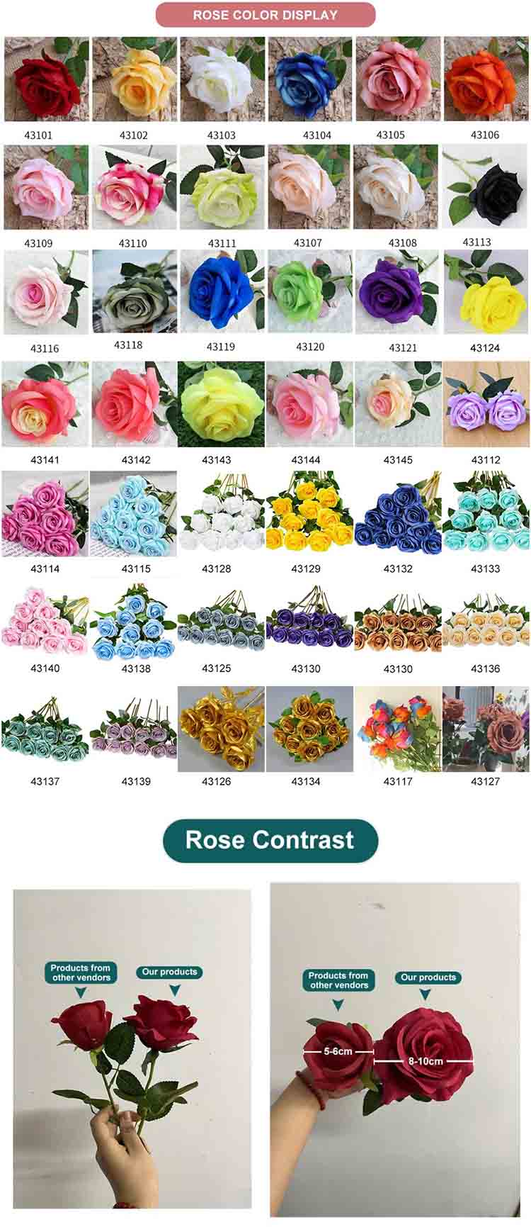 rose of heart shaped Bobo rose set