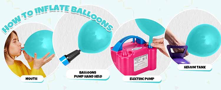 how to inflate balloons
