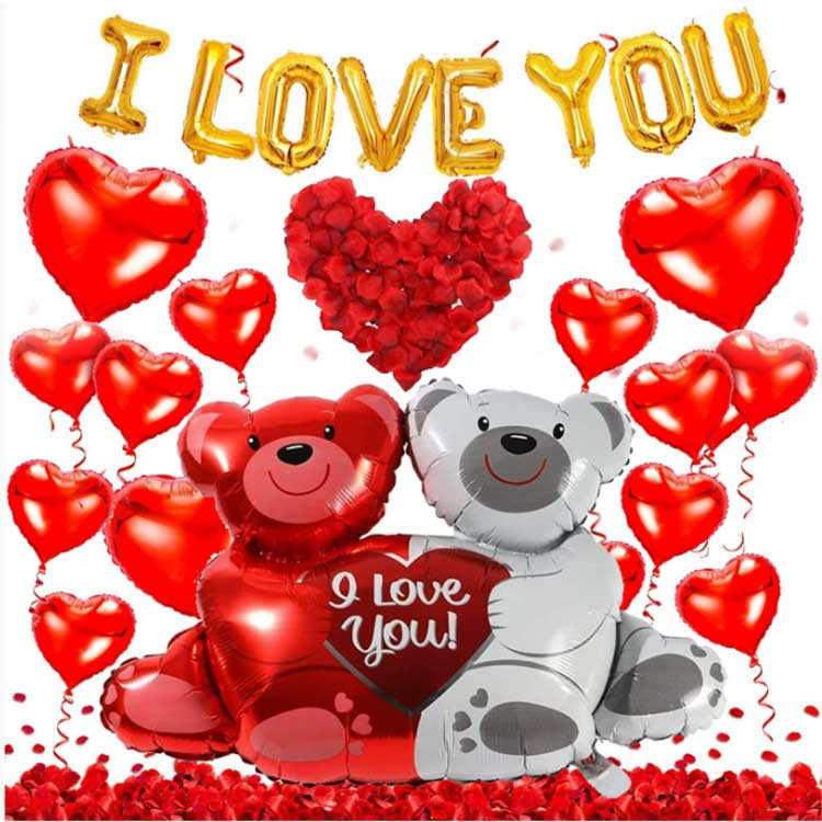 Фолирани балони за Дан заљубљених